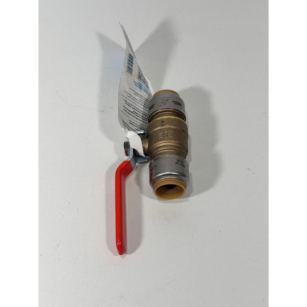 SharkBite Max 3/4 in Push-to-Connect Brass Ball Valve UR22185 PEX Copper CPVC